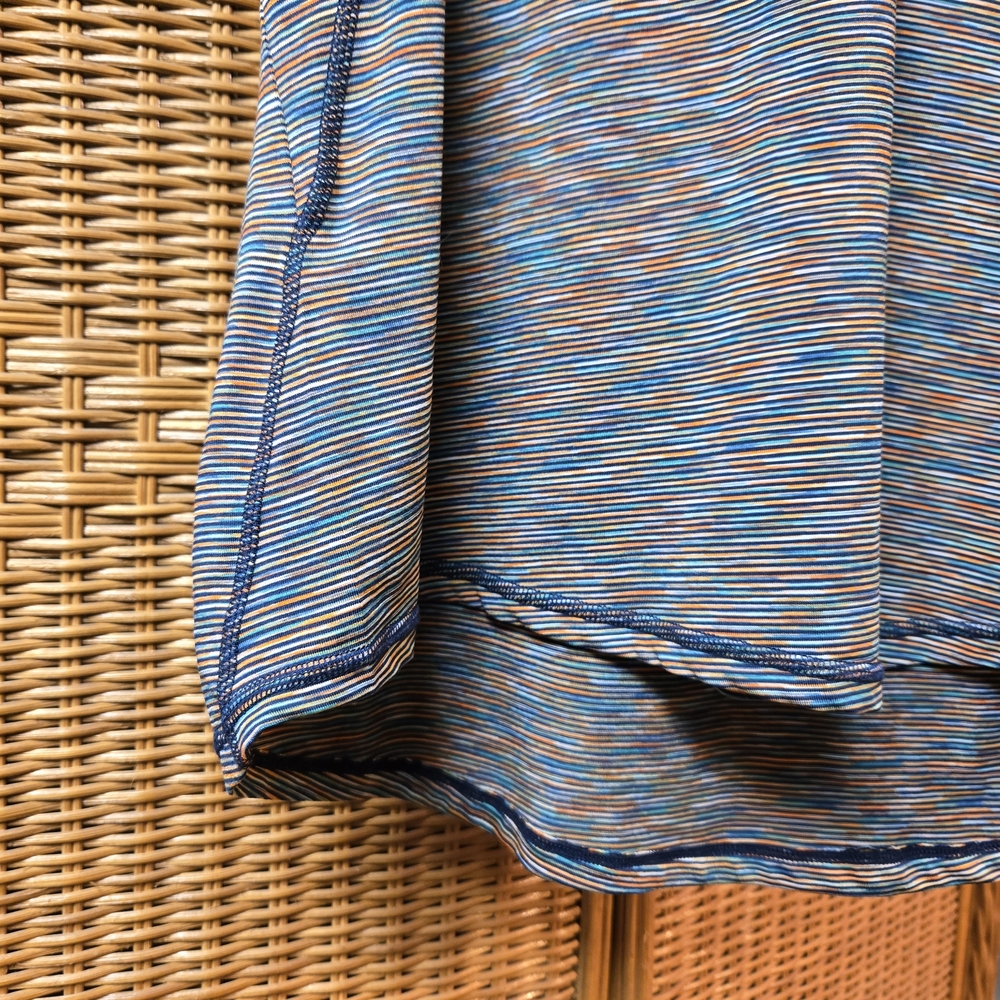 Xersion Vibrant Striped Short Sleeve Tee - Picture 3 of 6